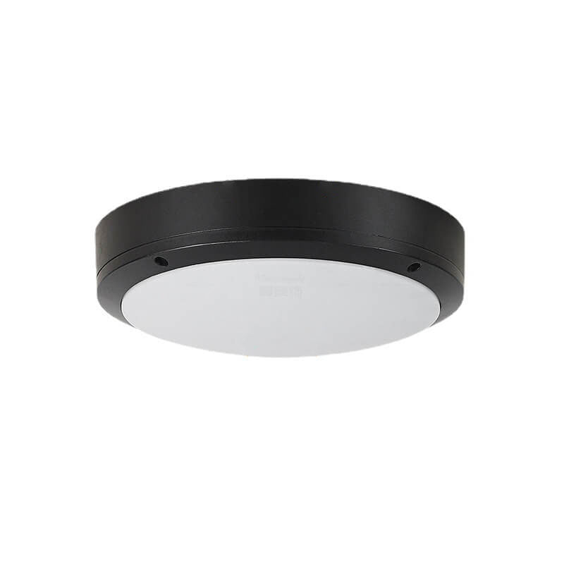 Plafonnier à LED rond en aluminium imperméable simple pour l'extérieur