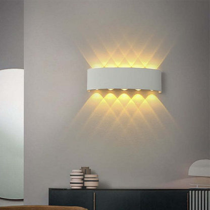 Applique murale LED en aluminium étanche pour l'extérieur Scone