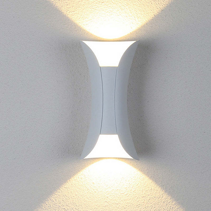 Lampe murale en aluminium à LED étanche pour l'extérieur Scone murale