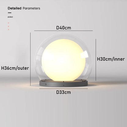 Lampe pilier solaire