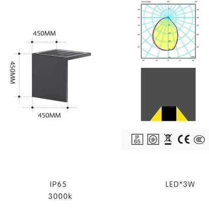 Lampe solaire extérieure Block Lane