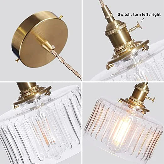 Lampe À Suspendre Vintage En Cristal