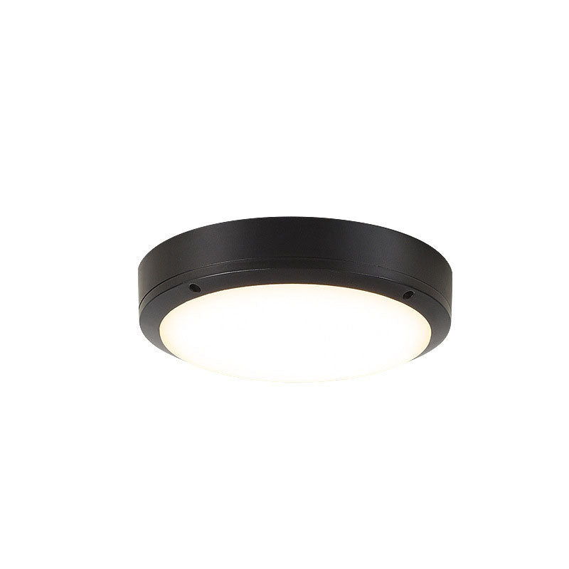 Plafonnier à LED rond en aluminium imperméable simple pour l'extérieur