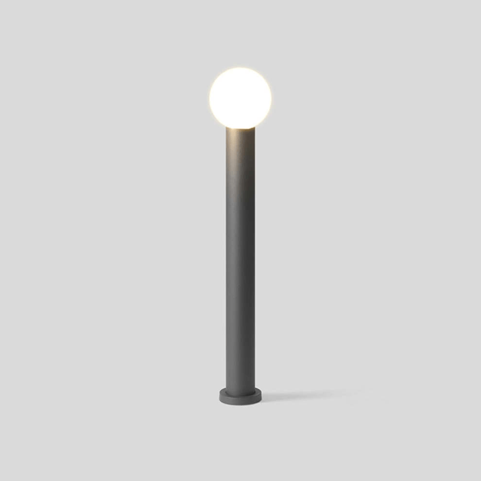 Pena Lampe d'Extérieur LED au Design Moderne en Métal Noir pour Jardin